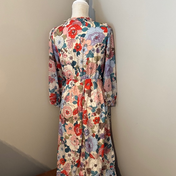 Kris Ashley and go Floral chiffon midi dress - Picture 4 of 6